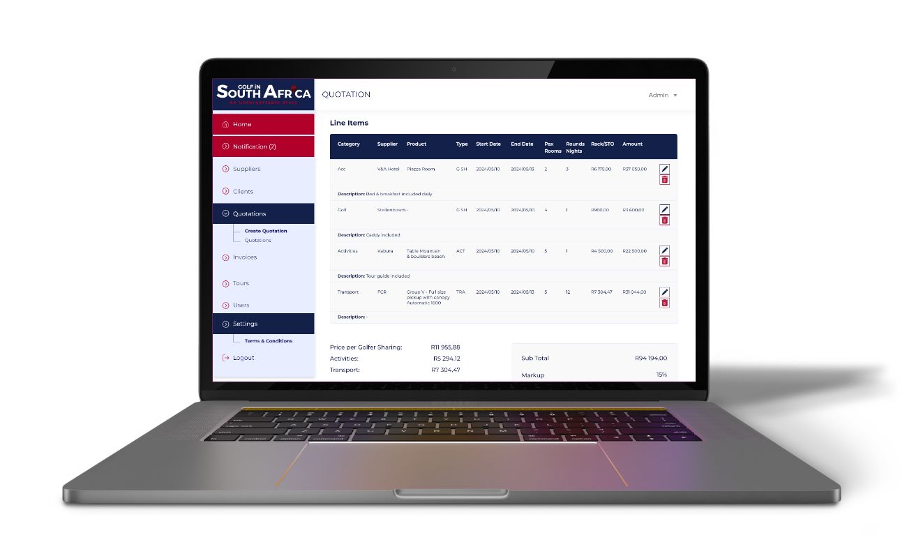 Business Automation - Golf In South Africa Online Quotation Business Automation Golf In South Africa Online Quotation